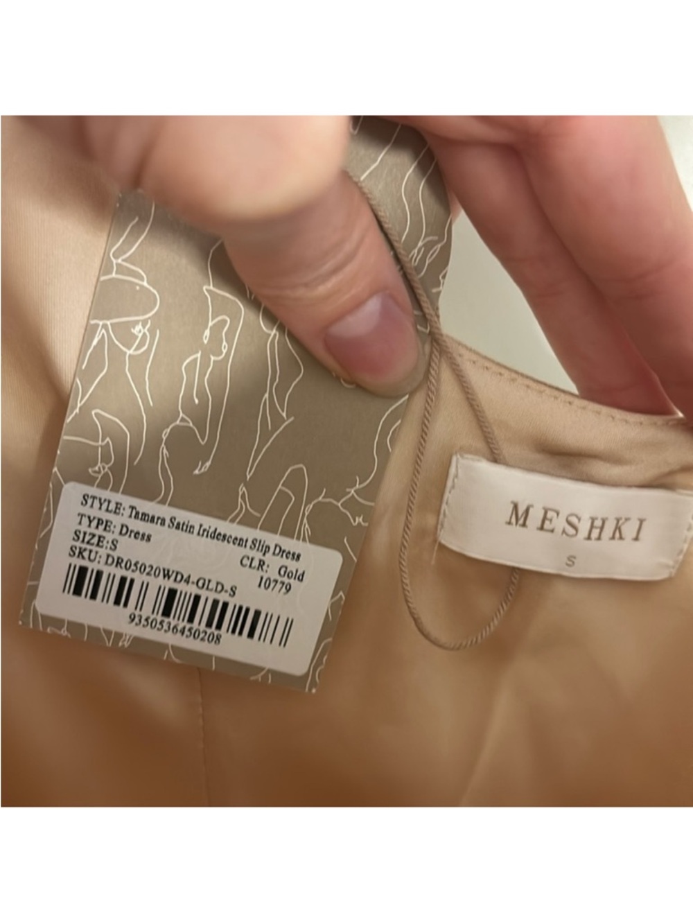Meshki Champagne Midi Dress - Picture 7 of 7